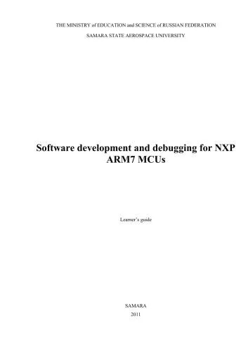 دانلود نسخه کامل کتاب Software development and debugging for NXP ARM7 MCUs