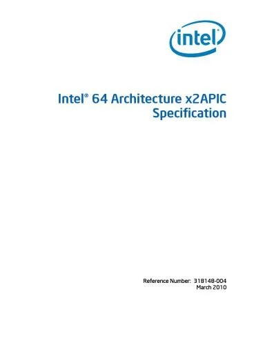 دانلود نسخه کامل کتاب Intel® 64 Architecture x2APIC Specification
