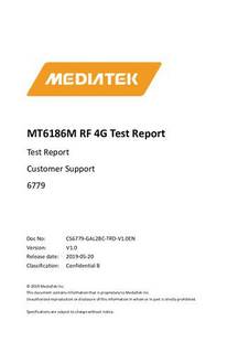 دانلود کتاب MT6186M RF 4G Test Report – گزارش تست MT6186M RF 4G