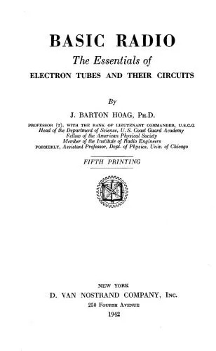 دانلود نسخه کامل کتاب Basic radio;: The essentials of electron tubes and their circuits,