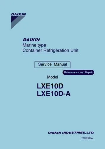 دانلود نسخه کامل کتاب Marine type Conteiner Refrigeration Unit. Service Manual. Model LXE10D, LXE10D-A