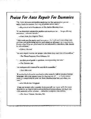 دانلود نسخه کامل کتاب Auto Repair For Dummies