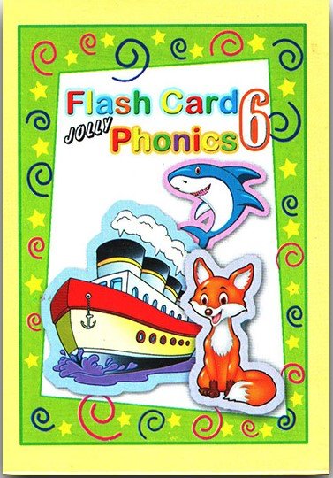 فلش کارت Jolly Phonics 6 Flashcards