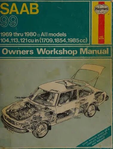 دانلود نسخه کامل کتاب Haynes Saab 99 1969-79 All Models Owners Workshop Manual