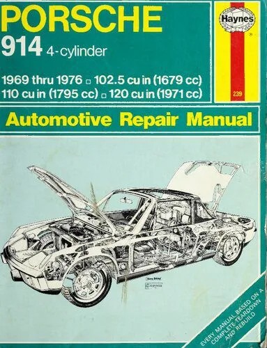 دانلود نسخه کامل کتاب Haynes Porsche 914 Owners Workshop Manual