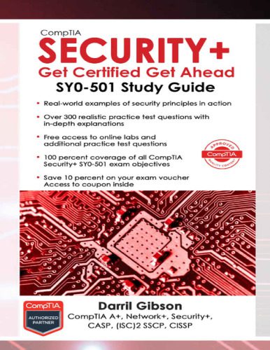 دانلود کتاب CompTIA Security+ Get Certified Get Ahead: SY0-501 Study Guide – CompTIA Security+ دریافت گواهی پیشروی: راهنمای مطالعه SY0-501