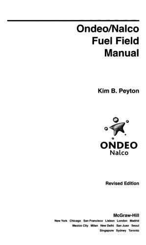 دانلود نسخه کامل کتاب Ondeo/Nalco fuel field manual