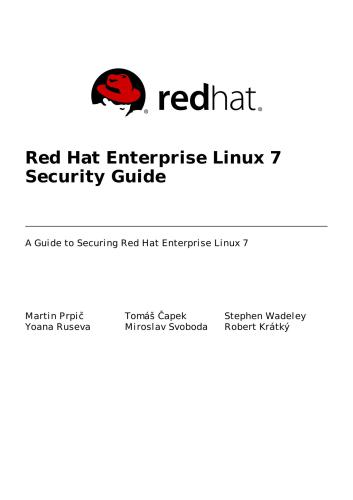 دانلود کتاب Red Hat Enterprise Linux 7 Security Guide – راهنمای امنیتی Red Hat Enterprise Linux 7