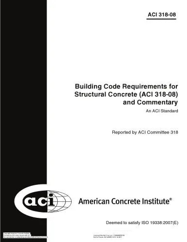 دانلود نسخه کامل کتاب Building Code Requirements for Structural Concrete and Commentary (ACI 318-08, ISO 19338:2007)