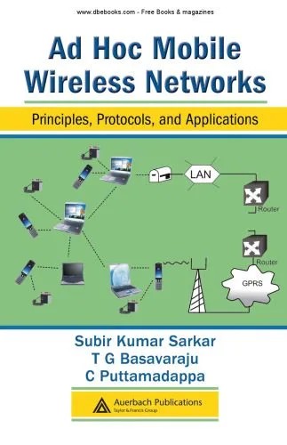 دانلود نسخه کامل کتاب Ad hoc mobile wireless networks – principles, protocols and applns