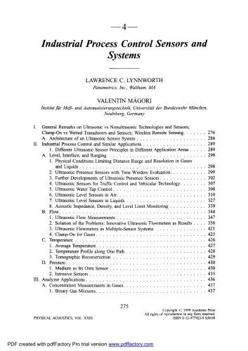 دانلود نسخه کامل کتاب Magori Industrial process control sensors and systems