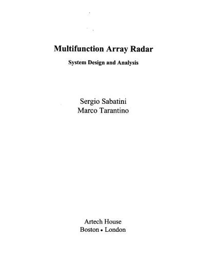 دانلود نسخه کامل کتاب Multifunction Array Radar
