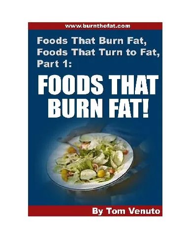 دانلود نسخه کامل کتاب Foods That Burn Fat