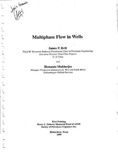 دانلود نسخه کامل کتاب Multiphase Flow in Wells, No. 17