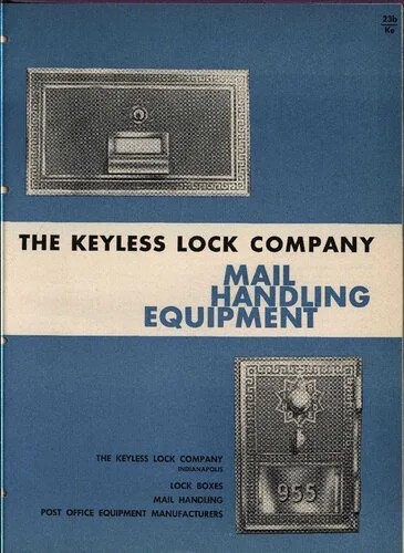 دانلود نسخه کامل کتاب The Keyless Lock Company Mail Handling Equipment