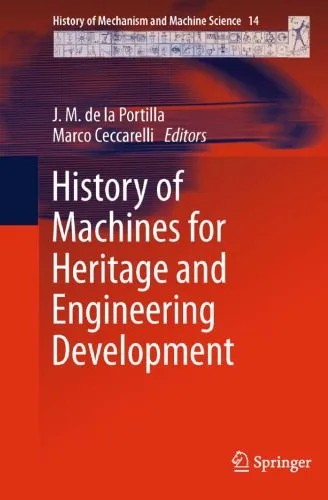 دانلود نسخه کامل کتاب History of Machines for Heritage and Engineering Development