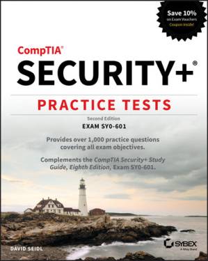 دانلود کتاب COMPTIA SECURITY+ PRACTICE TESTS : exam sy0-601. – COMPTIA SECURITY + تست های تمرینی: exam sy0-601.