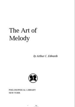 دانلود نسخه کامل کتاب The art of melody BY Edwards [1956] – Original PDF