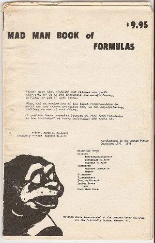 دانلود نسخه کامل کتاب Mad Man Book of Formulas