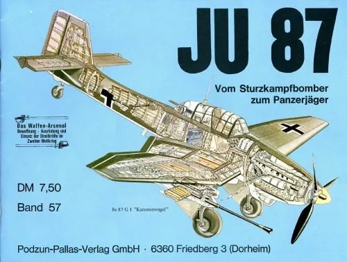 دانلود نسخه کامل کتاب Ju 87 vom Sturzkampfbomber zum Panzerjager (Waffenarsenal Band 57)