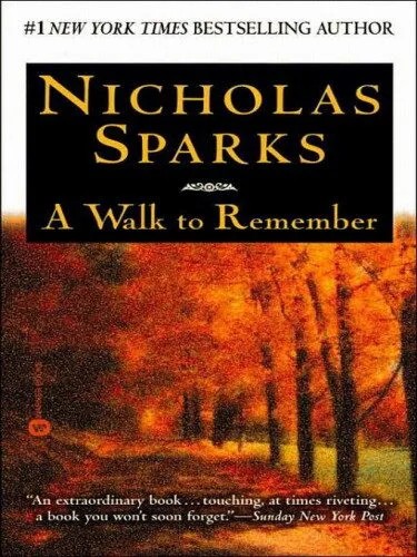 دانلود نسخه کامل کتاب A Walk To Remember