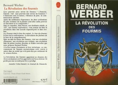 دانلود نسخه کامل کتاب La révolution des fourmis (Le Livre De Poche)