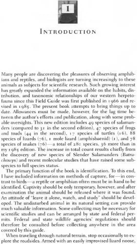 دانلود نسخه کامل کتاب A Field Guide to Western Reptiles and Amphibians (Peterson Field Guide)