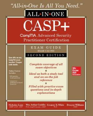 دانلود کتاب All-in-one CASP+ CompTIA advanced security practitioner certification exam guide : (exam CAS-003) – راهنمای آزمون گواهینامه امنیتی پیشرفته CASP+ CompTIA: (امتحان CAS-003)