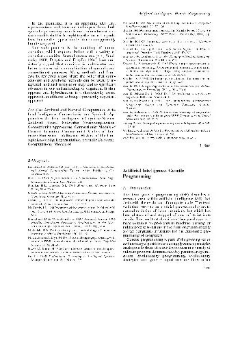 دانلود نسخه کامل کتاب Artificial Intelligence, Genetic Programming