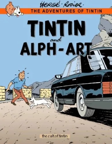 دانلود نسخه کامل کتاب Tintin and Alph-Art (The Adventures of Tintin 24)