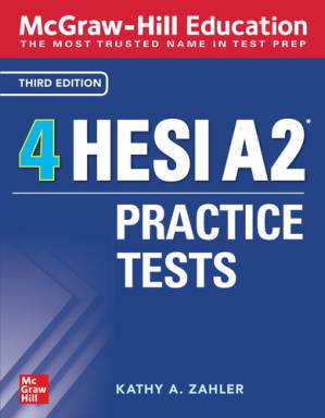 دانلود کتاب 4 HESI A2 Practice Tests – 4 آزمون تمرینی HESI A2