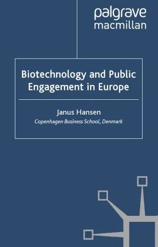 دانلود نسخه کامل کتاب Biotechnology and Public Engagement in Europe