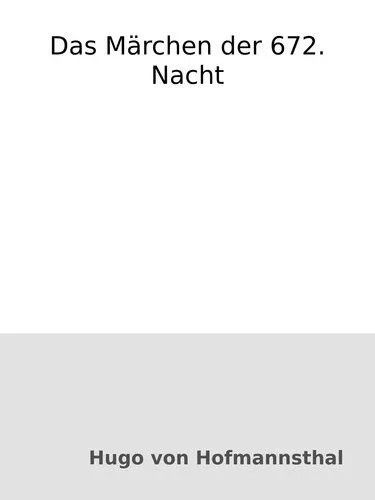 دانلود نسخه کامل کتاب Das Märchen der 672. Nacht