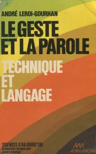 دانلود نسخه کامل کتاب Le geste et la parole, Technique et langage