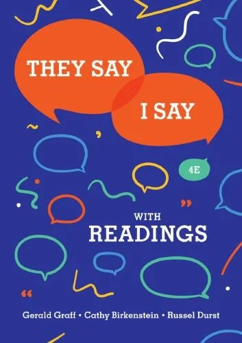 دانلود نسخه کامل کتاب They Say I Say The Moves That Matter in Academic Writing 4th edition