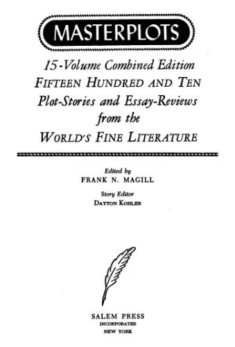 دانلود نسخه کامل کتاب Masterplots Digests of World Literature 15 Volume Set