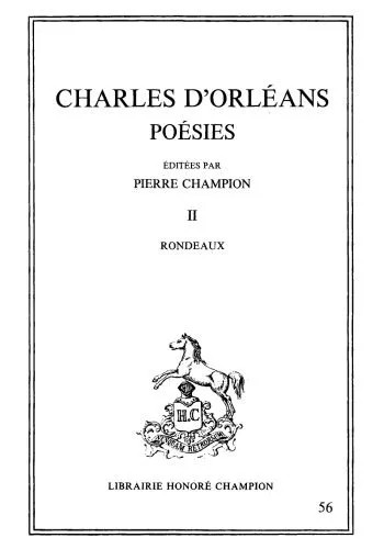 دانلود نسخه کامل کتاب Poésies. II. Rondeaux