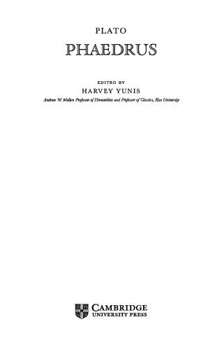 دانلود نسخه کامل کتاب Plato: Phaedrus