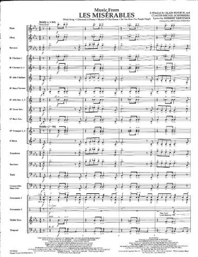 دانلود نسخه کامل کتاب Music from Les Miserables