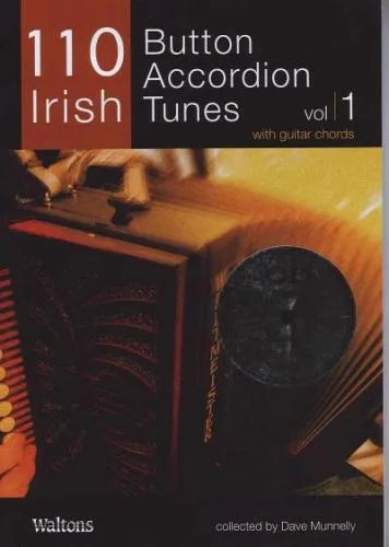 دانلود نسخه کامل کتاب 110 Button Accordion Irish Tunes vol. 1 (With guitar chords)