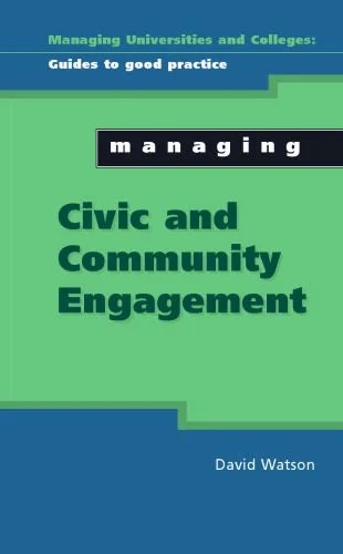 دانلود نسخه کامل کتاب Managing Civic and Community Engagement