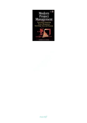 دانلود نسخه کامل کتاب Modern project management: successfully integrating project management knowledge areas and processes