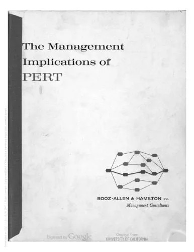 دانلود نسخه کامل کتاب The management implications of PERT