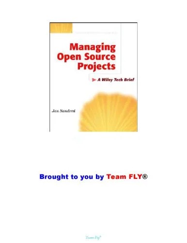 دانلود نسخه کامل کتاب Managing Open Source Projects: A Wiley Tech Brief