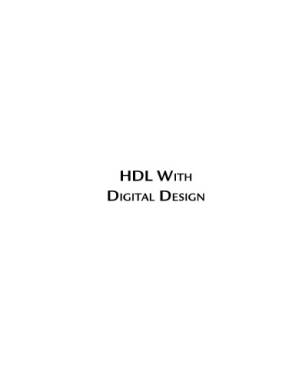 دانلود کتاب HDL with digital design VHDL and Verilog – HDL با طراحی دیجیتال VHDL و Verilog
