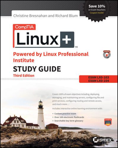 دانلود کتاب CompTIA Linux+ powered by Linux Professional institute study guide exams LX0-103 and exam LX0-104 – CompTIA Linux+ ارائه شده توسط Linux Professional موسسه راهنمای مطالعه آزمون LX0-103 و آزمون LX0-104