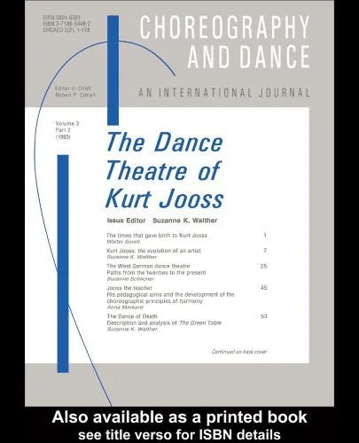 دانلود نسخه کامل کتاب The Dance Theatre: Kurt Jooss (Choreography and Dance)