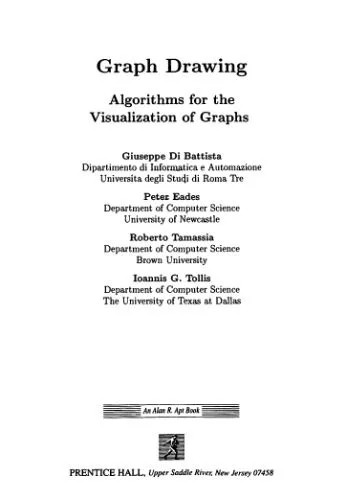 دانلود نسخه کامل کتاب Graph drawing: algorithms for the visualization of graphs