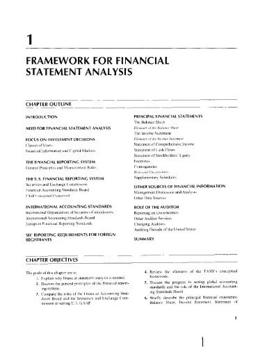 دانلود نسخه کامل کتاب The Analysis and Use of Financial Statements