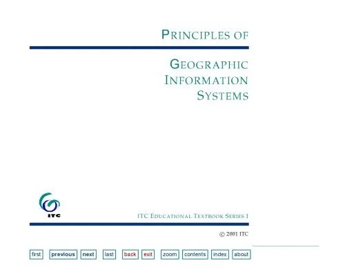 دانلود نسخه کامل کتاب Principles of Geographic Information Systems